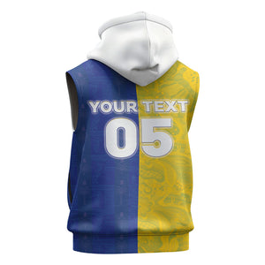 Custom Brazil And Haiti Football Sleeveless Zip Hoodie Jaguar With Kanson Wouj Special Style