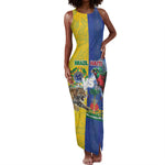 Custom Brazil And Haiti Football Tank Maxi Dress Jaguar With Kanson Wouj Special Style