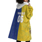 Custom Brazil And Haiti Football Wearable Blanket Hoodie Jaguar With Kanson Wouj Special Style