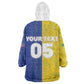 Custom Brazil And Haiti Football Wearable Blanket Hoodie Jaguar With Kanson Wouj Special Style