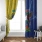 Brazil And Haiti Football Window Curtain Jaguar With Kanson Wouj Special Style