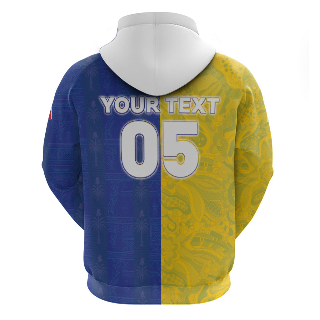 Custom Brazil And Haiti Football Zip Hoodie Jaguar With Kanson Wouj Special Style