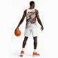 Martin Luther King Basketball Jersey Honoring The Legacy White Version - African Pride