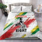 Martin Luther King Bedding Set Honoring The Legacy White Version
