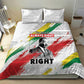 Martin Luther King Bedding Set Honoring The Legacy White Version