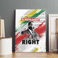 Martin Luther King Canvas Wall Art Honoring The Legacy White Version