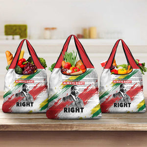 Martin Luther King Grocery Bag Honoring The Legacy White Version