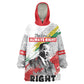 Martin Luther King Kid Wearable Blanket Hoodie Honoring The Legacy White Version