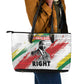 Martin Luther King Leather Tote Bag Honoring The Legacy White Version