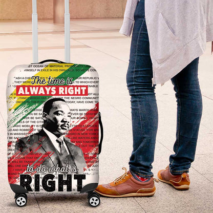 Martin Luther King Luggage Cover Honoring The Legacy White Version