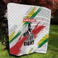 Martin Luther King Quilt Honoring The Legacy White Version