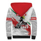 Martin Luther King Sherpa Hoodie Honoring The Legacy White Version