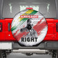 Martin Luther King Spare Tire Cover Honoring The Legacy White Version