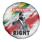 Martin Luther King Spare Tire Cover Honoring The Legacy White Version