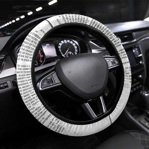 Martin Luther King Steering Wheel Cover Honoring The Legacy White Version