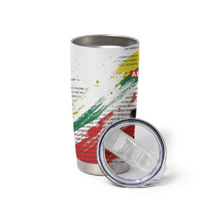 Martin Luther King Tumbler Cup Honoring The Legacy White Version