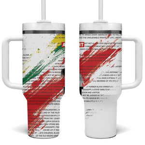 Martin Luther King Tumbler With Handle Honoring The Legacy White Version