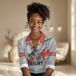 Martin Luther King Women Casual Shirt Honoring The Legacy White Version LT05