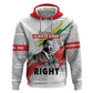 Martin Luther King Zip Hoodie Honoring The Legacy White Version