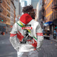 Martin Luther King Zip Hoodie Honoring The Legacy White Version