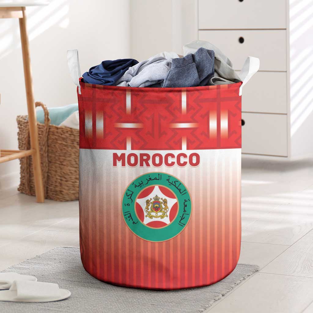 Morocco Football Laundry Basket 1994 Retro Red Version - African Pride