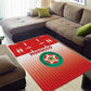 Morocco Football Area Rug 1994 Retro Red Version - African Pride