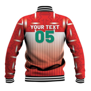 Custom Morocco Football Baseball Jacket 1994 Retro Red Version - African Pride