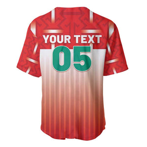 Custom Morocco Football Baseball Jersey 1994 Retro Red Version - African Pride
