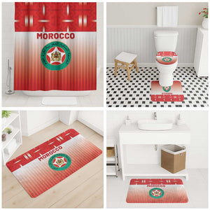 Morocco Football Bathroom Set 1994 Retro Red Version - African Pride