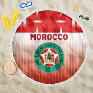 Morocco Football Beach Blanket 1994 Retro Red Version - African Pride