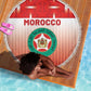 Morocco Football Beach Blanket 1994 Retro Red Version - African Pride