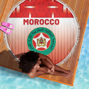 Morocco Football Beach Blanket 1994 Retro Red Version - African Pride