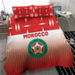 Morocco Football Bedding Set 1994 Retro Red Version - African Pride