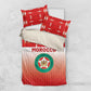 Morocco Football Bedding Set 1994 Retro Red Version - African Pride