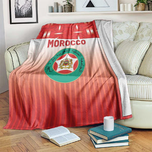 Morocco Football Blanket 1994 Retro Red Version - African Pride