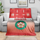 Morocco Football Blanket 1994 Retro Red Version - African Pride