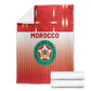 Morocco Football Blanket 1994 Retro Red Version - African Pride
