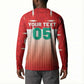 Custom Morocco Football Button Sweatshirt 1994 Retro Red Version
