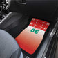 Custom Morocco Football Car Mats 1994 Retro Red Version - African Pride