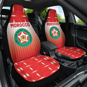 Morocco Football Car Seat Cover 1994 Retro Red Version - African Pride