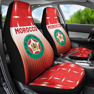 Morocco Football Car Seat Cover 1994 Retro Red Version - African Pride