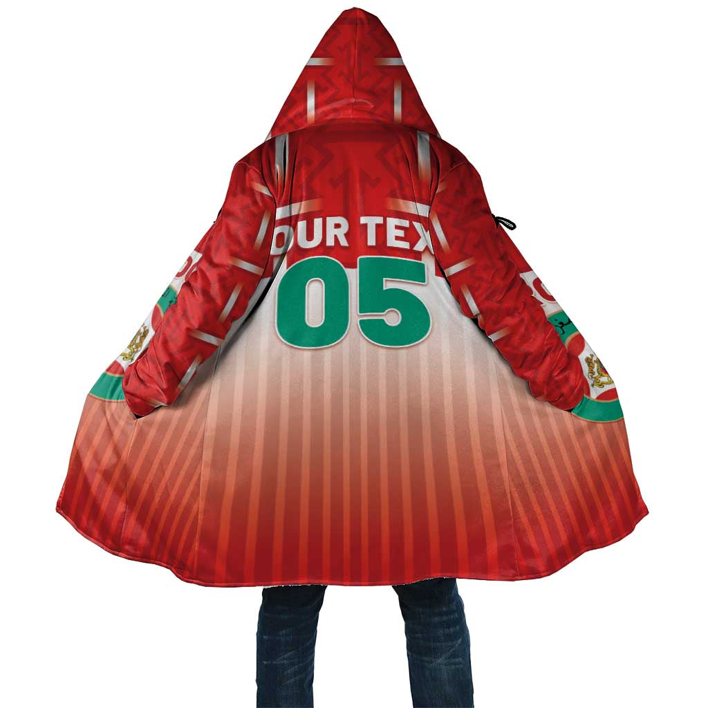 Custom Morocco Football Cloak 1994 Retro Red Version - African Pride