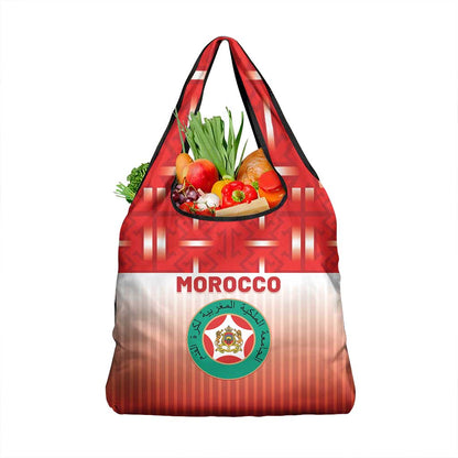 Morocco Football Grocery Bag 1994 Retro Red Version - African Pride