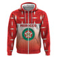 Custom Morocco Football Hoodie 1994 Retro Red Version - African Pride