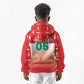 Custom Morocco Football Kid Hoodie 1994 Retro Red Version - African Pride