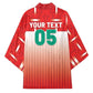 Custom Morocco Football Kimono 1994 Retro Red Version - African Pride