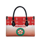 Morocco Football Leather Bag 1994 Retro Red Version - African Pride