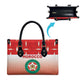 Morocco Football Leather Bag 1994 Retro Red Version - African Pride