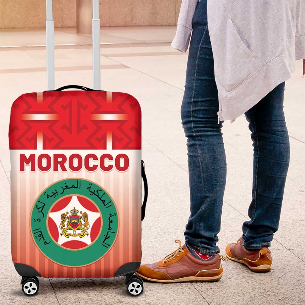 Morocco Football Luggage Cover 1994 Retro Red Version - African Pride