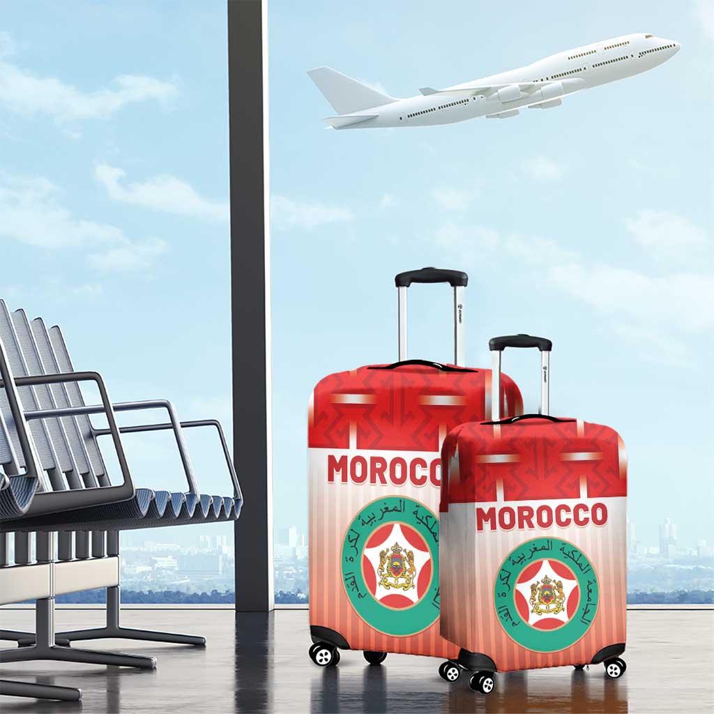 Morocco Football Luggage Cover 1994 Retro Red Version - African Pride
